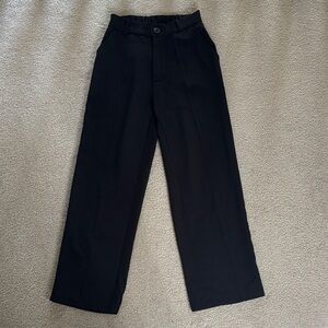 NWOT Silky Breathable Black Adjustable Dress Pants